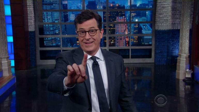 Stephen Colbert Found The Golden Lining In Donald Trump’s Press Conference